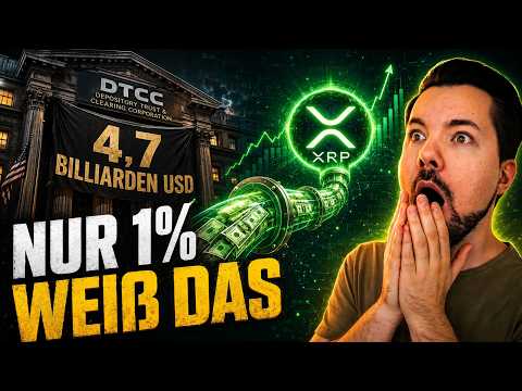 XRP & DTCC (4,7 Billiarden) - Das EINZIGE Video das Du kennen musst!
