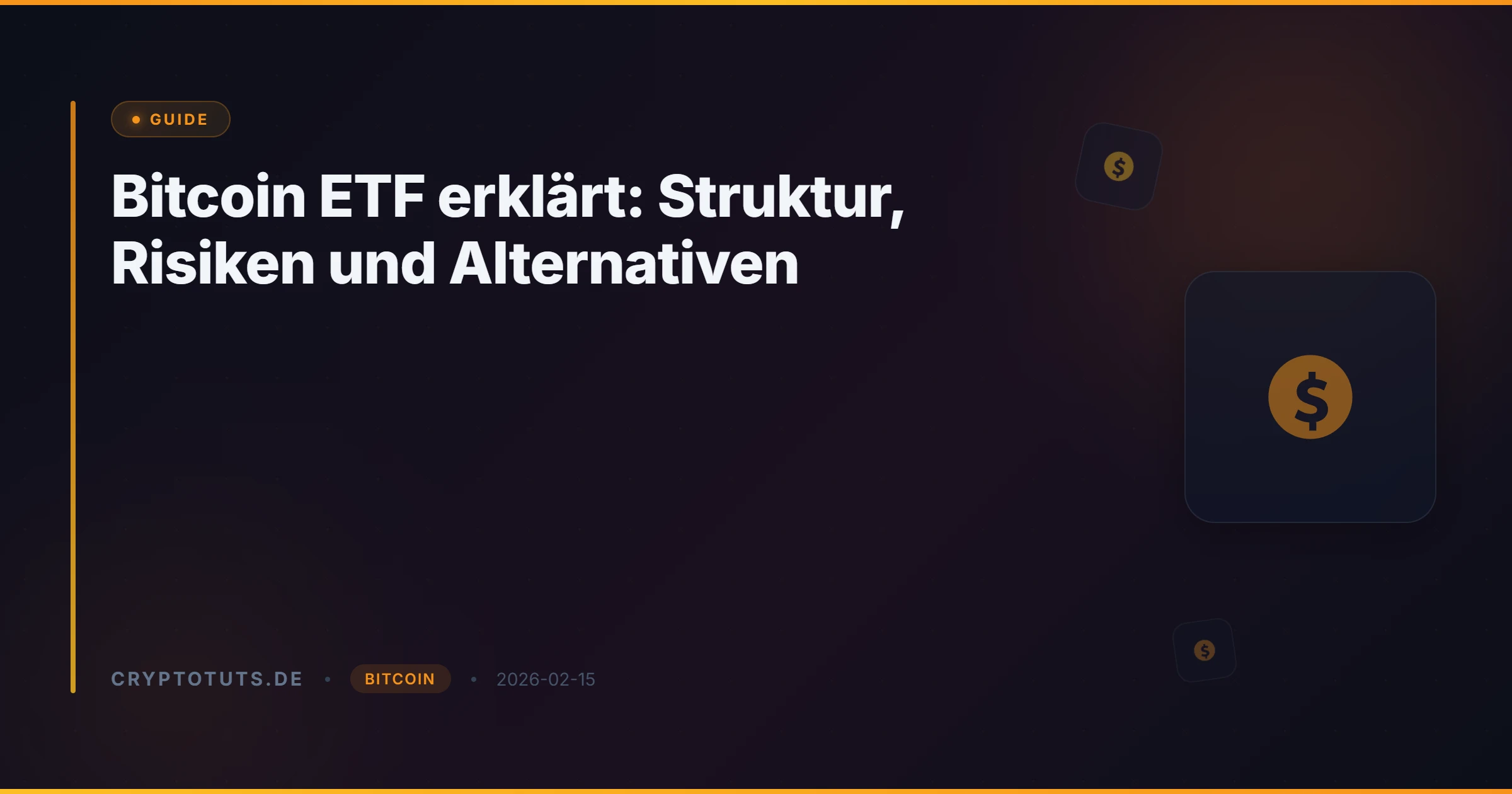 Bitcoin ETF erklärt 2026: Risiken & Alternativen