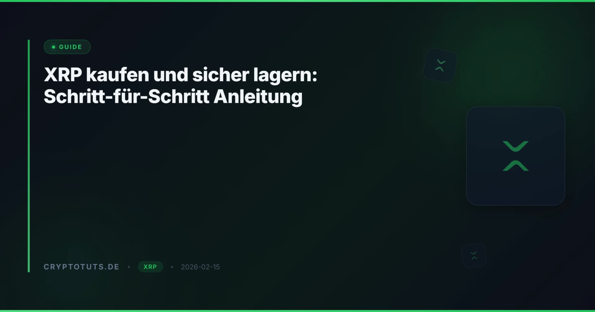 XRP kaufen und sicher lagern: Schritt-für-Schritt Anleitung