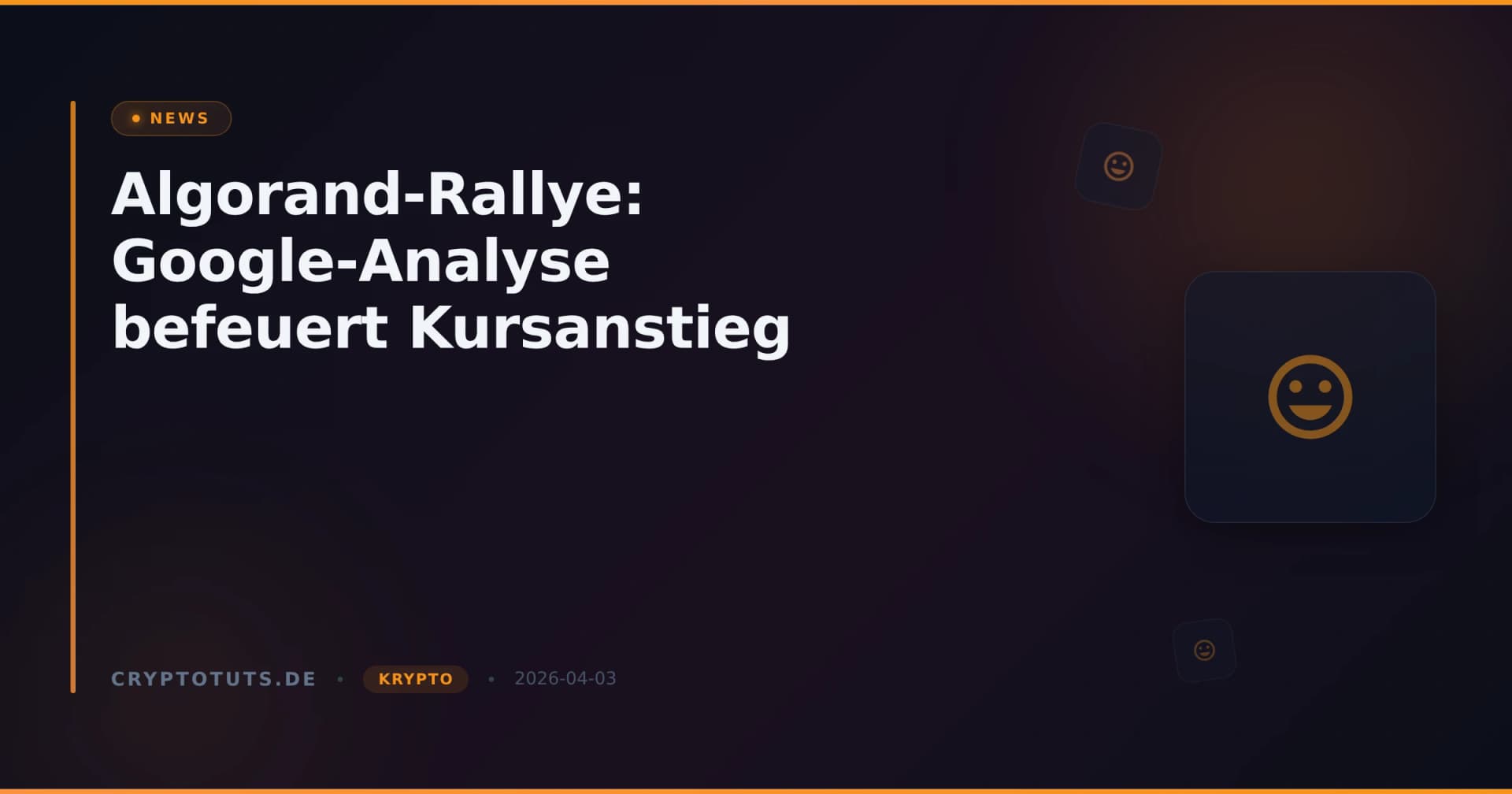 Algorand-Rallye: Google-Analyse befeuert Kursanstieg