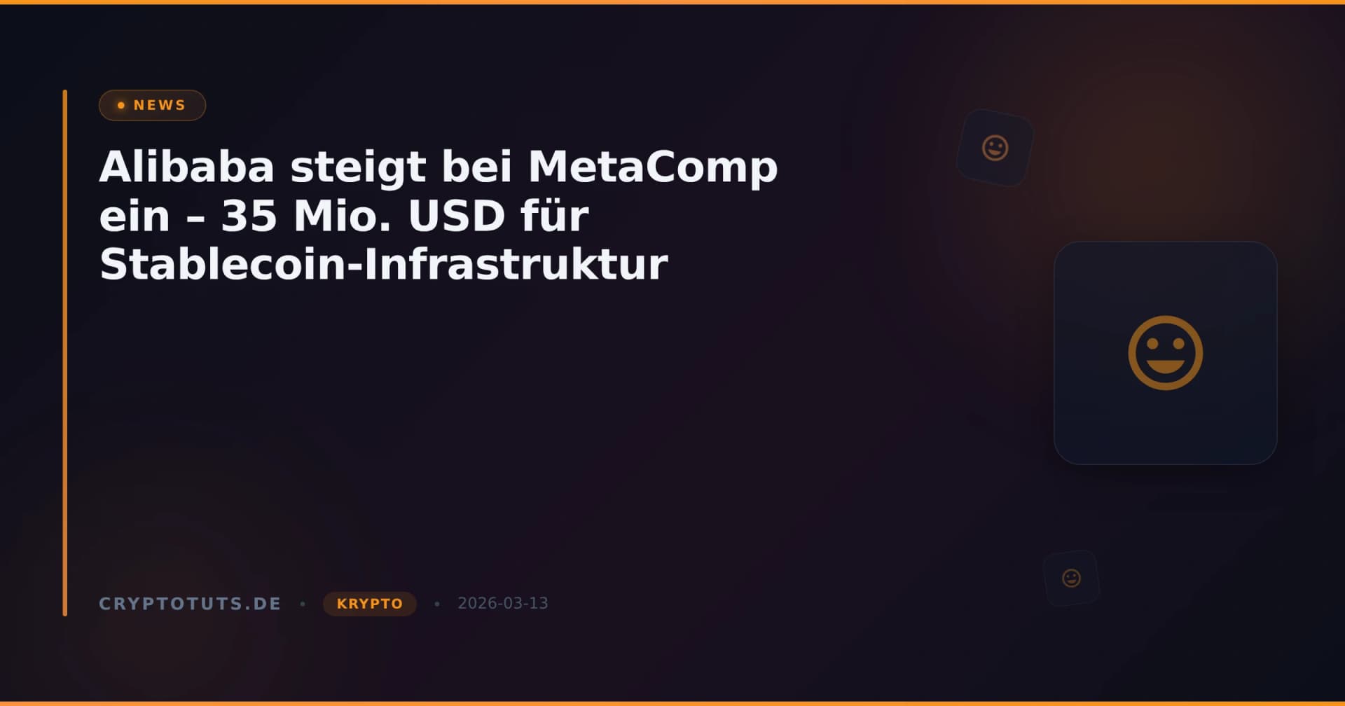 Alibaba steigt bei MetaComp ein – 35 Mio. USD für Stablecoin-Infrastruktur