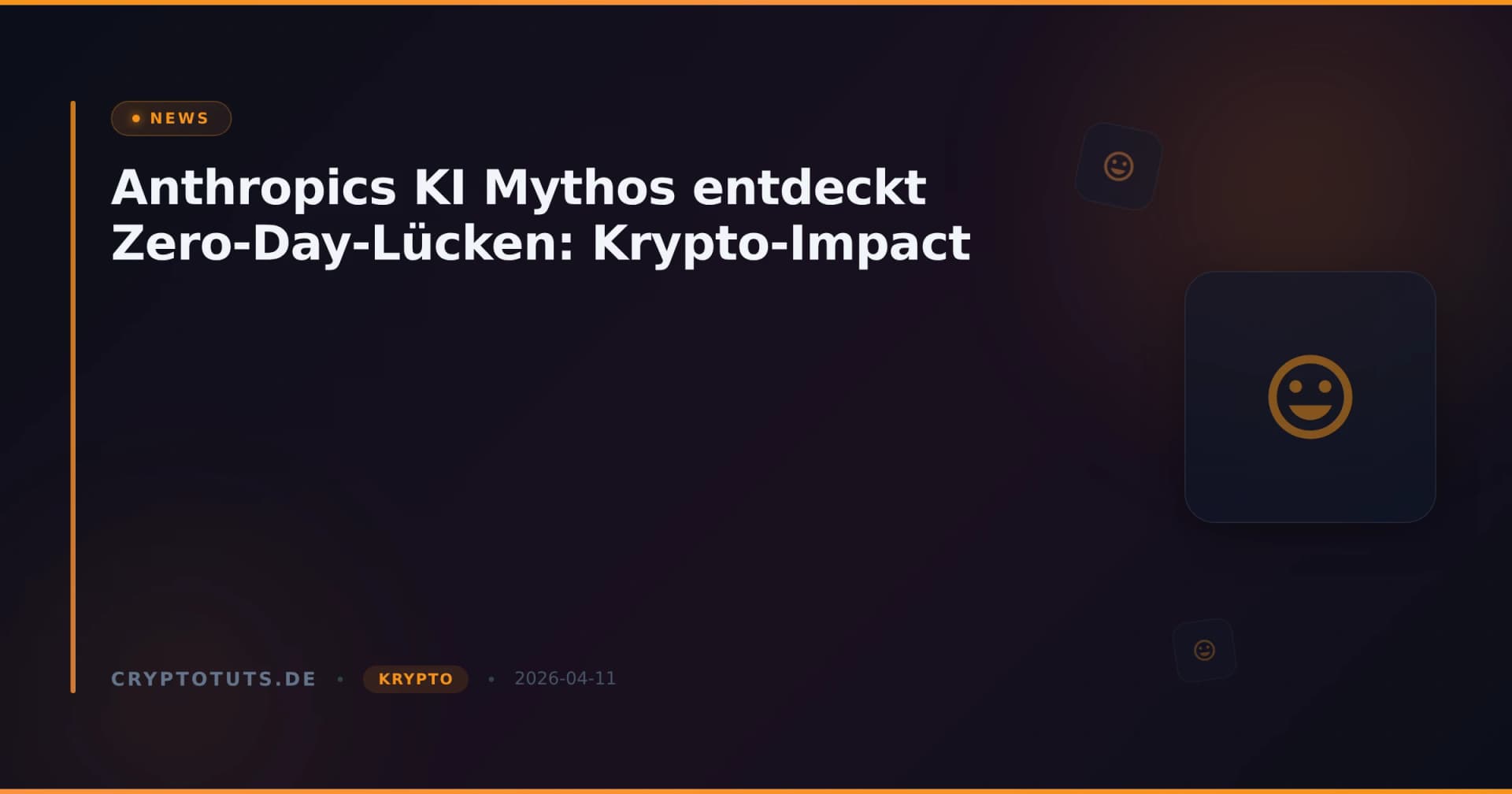 Anthropics KI Mythos entdeckt Zero-Day-Lücken: Krypto-Impact
