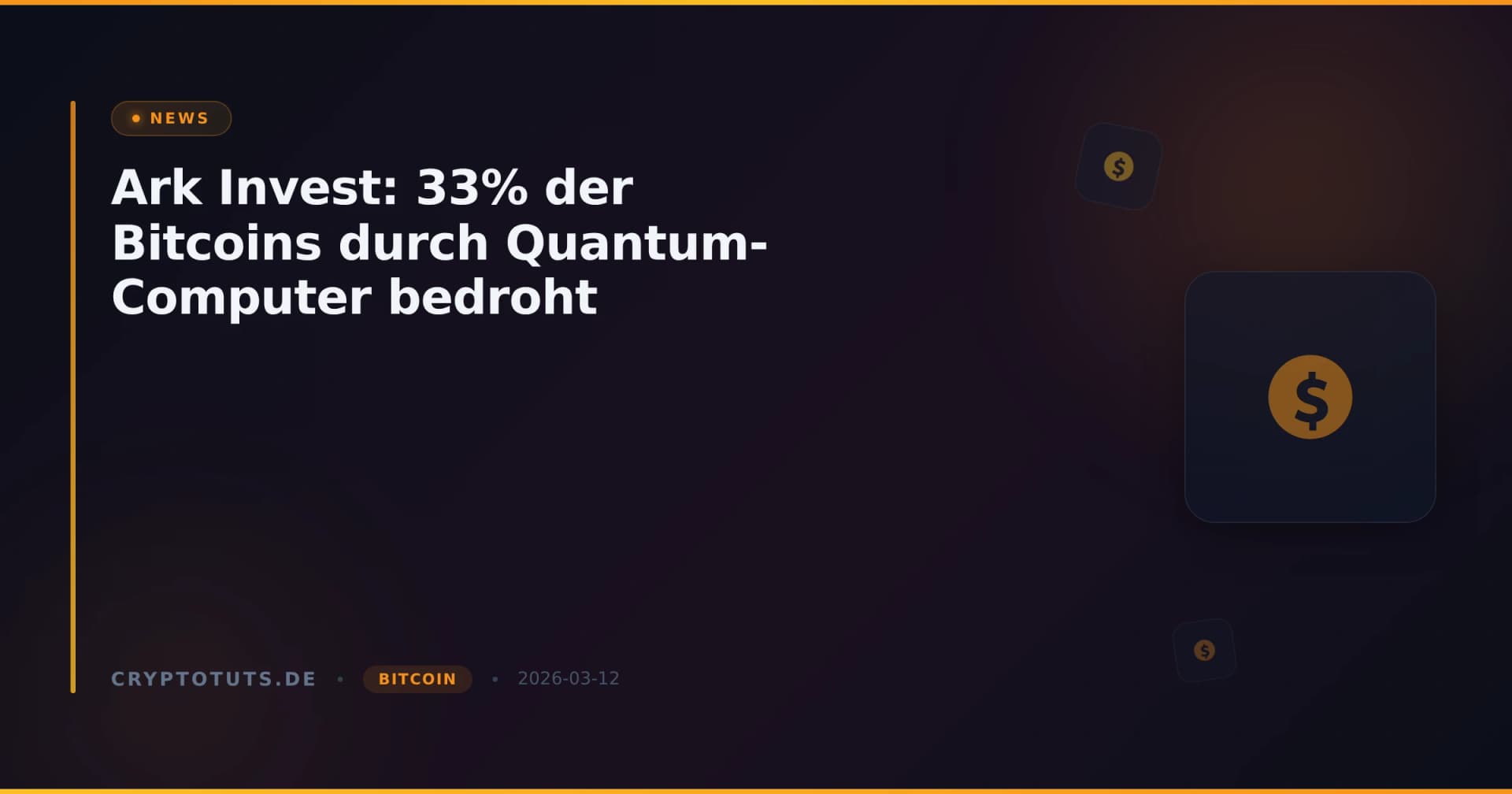 Ark Invest: 33% der Bitcoins durch Quantum-Computer bedroht