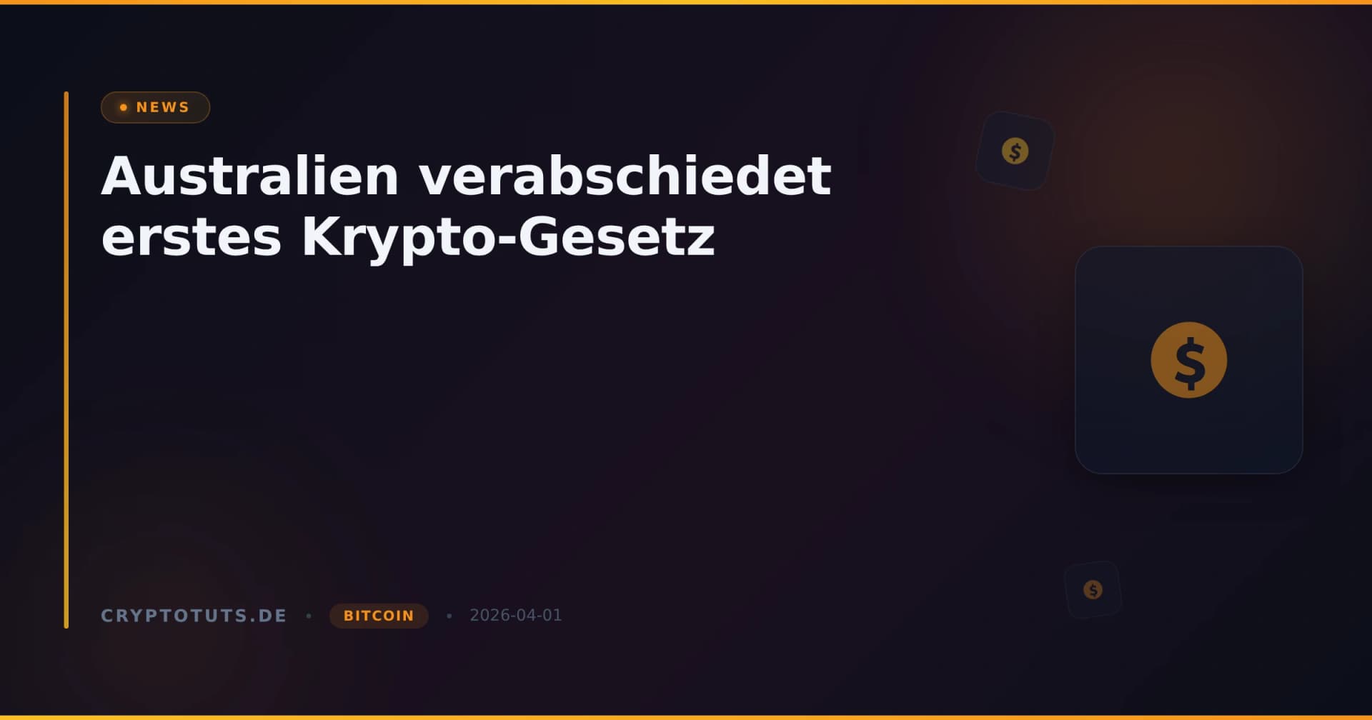 Australien verabschiedet erstes Krypto-Gesetz