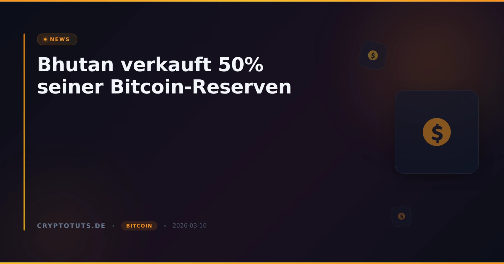Bhutan verkauft 50% seiner Bitcoin-Reserven