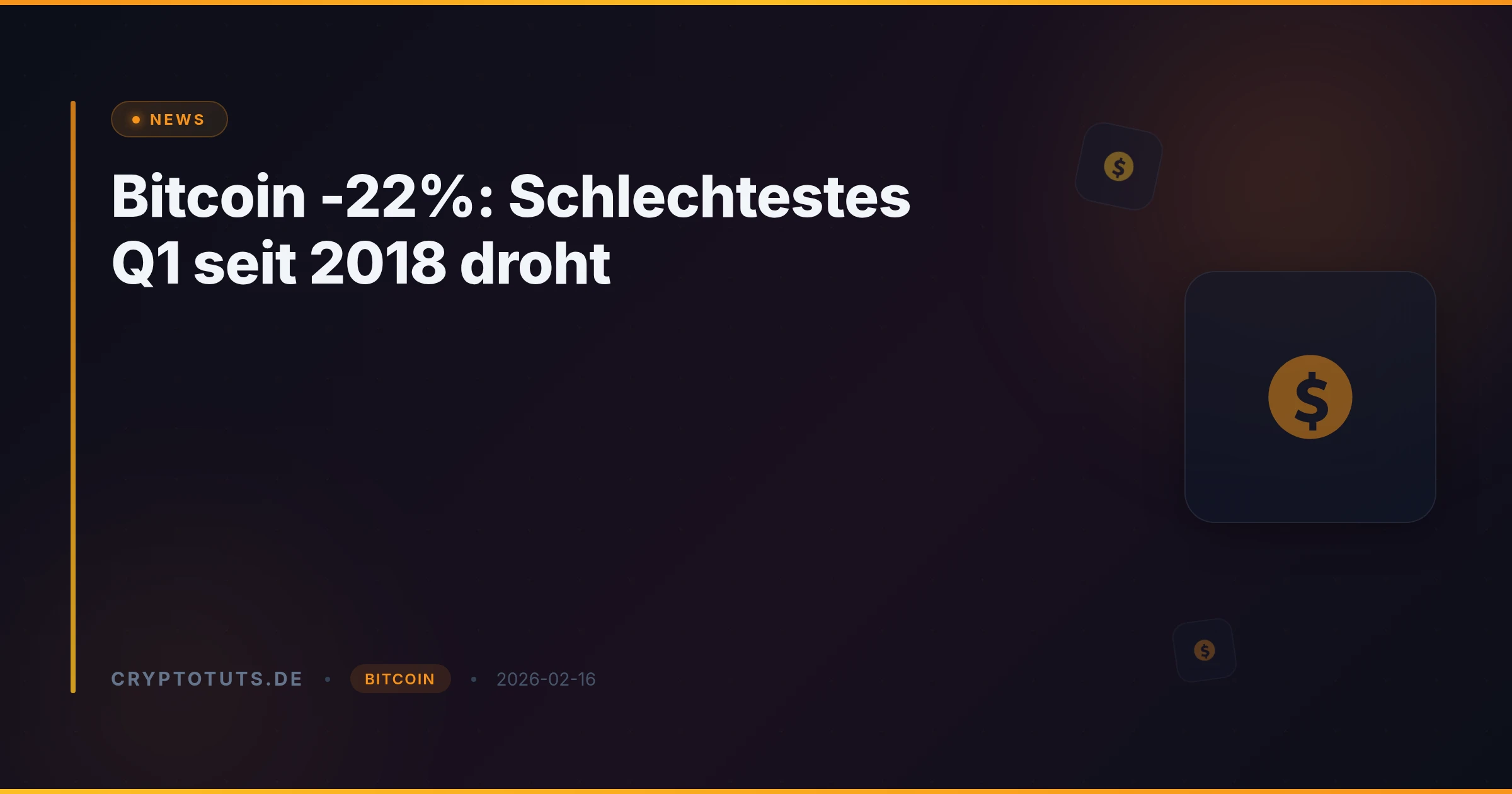 Bitcoin Q1 2026: Schlechtestes Q1 seit 2018