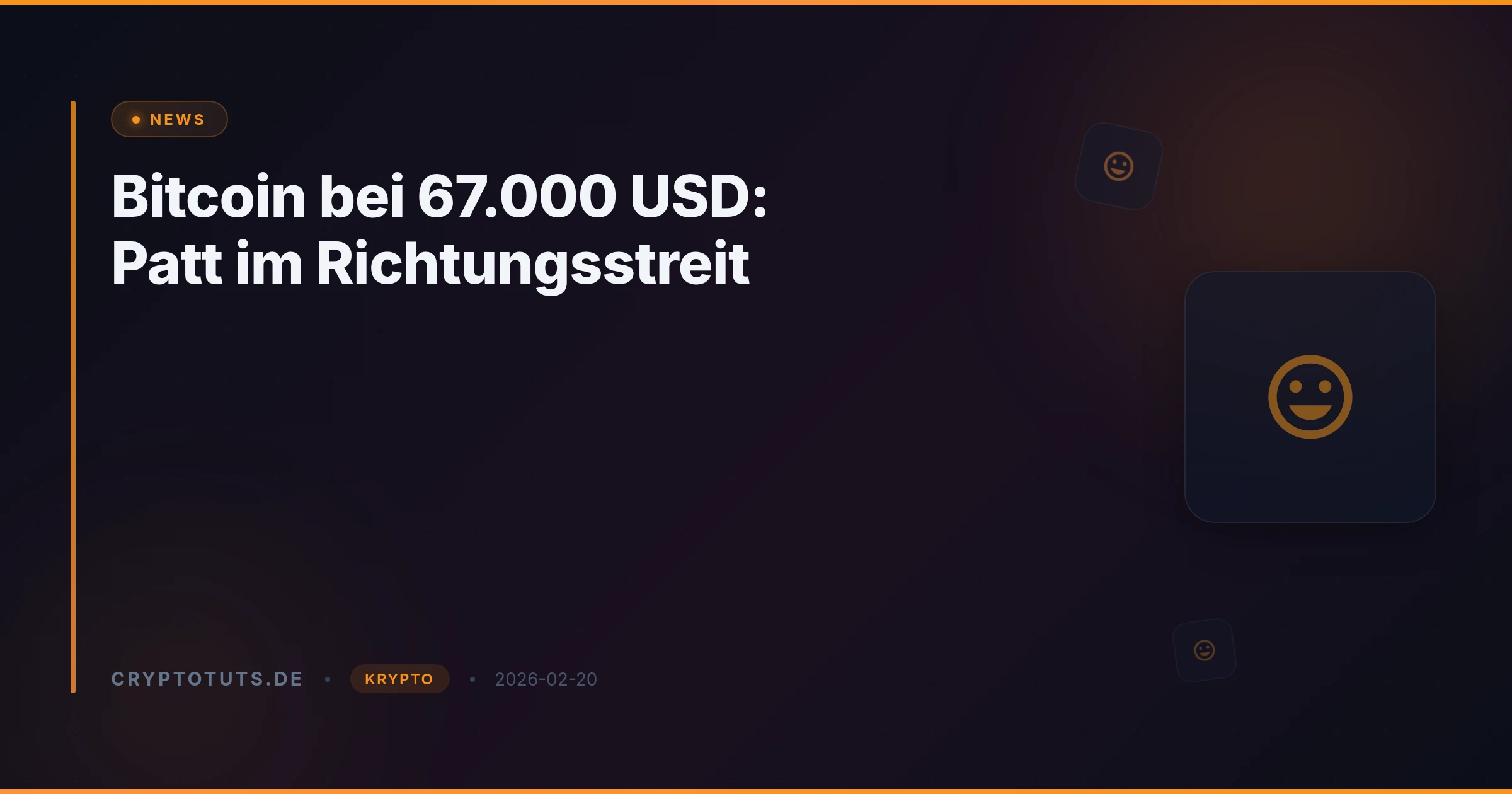 Bitcoin bei 67.000 USD: Patt im Richtungsstreit