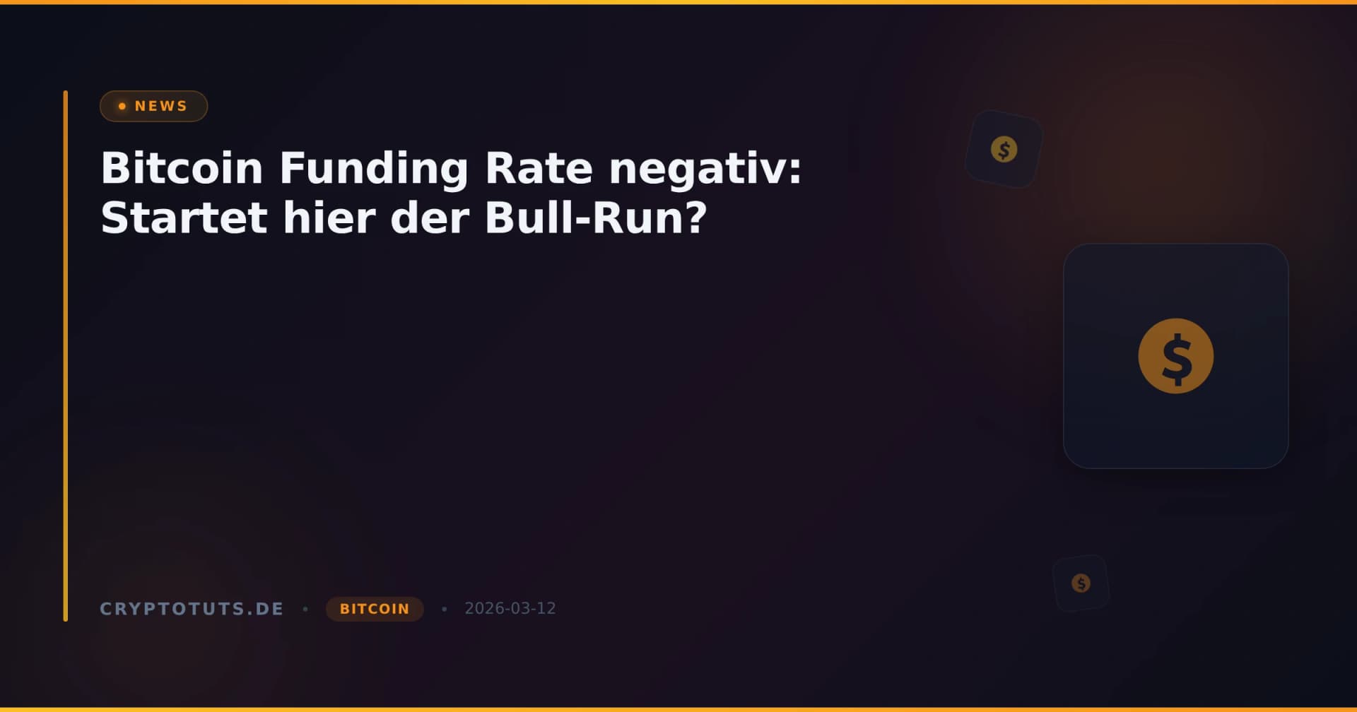 Bitcoin Funding Rate negativ: Startet hier der Bull-Run?
