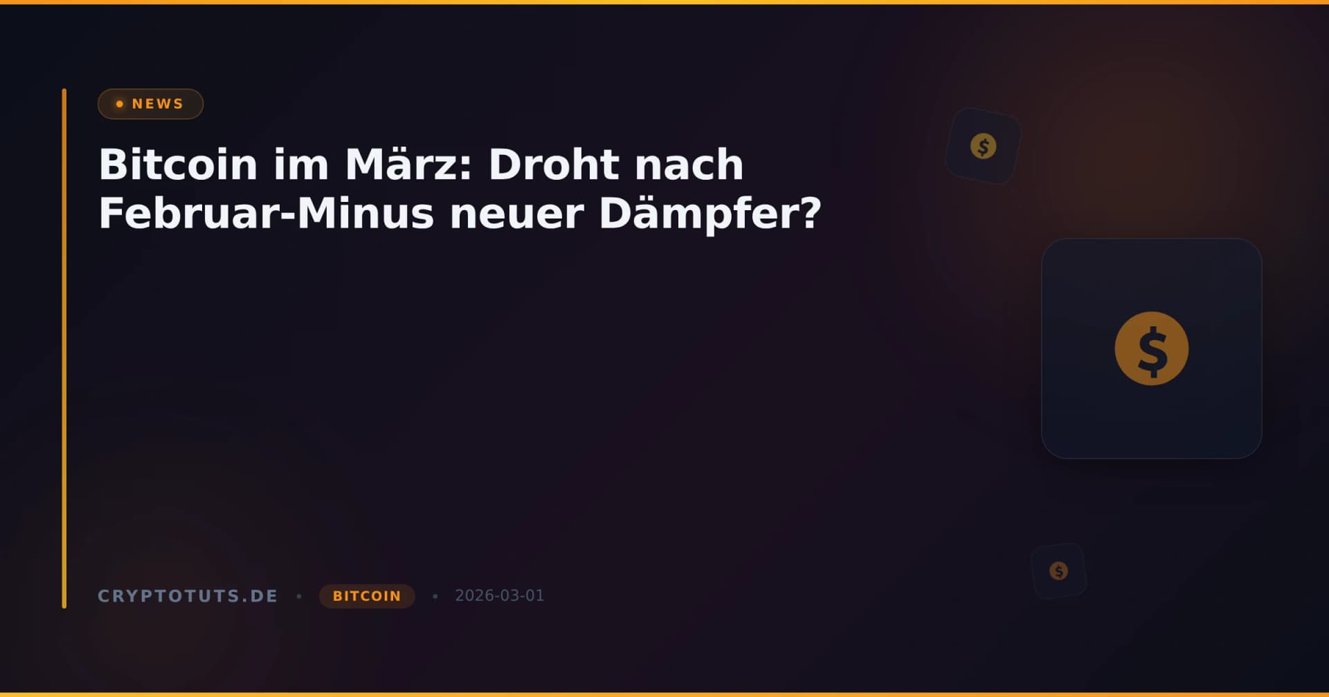 Bitcoin im März: Droht nach Februar-Minus neuer Dämpfer?