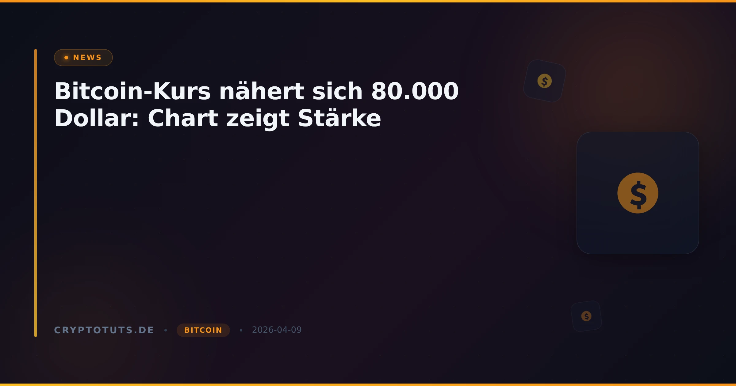 Bitcoin-Kurs nähert sich 80.000 Dollar: Chart zeigt Stärke