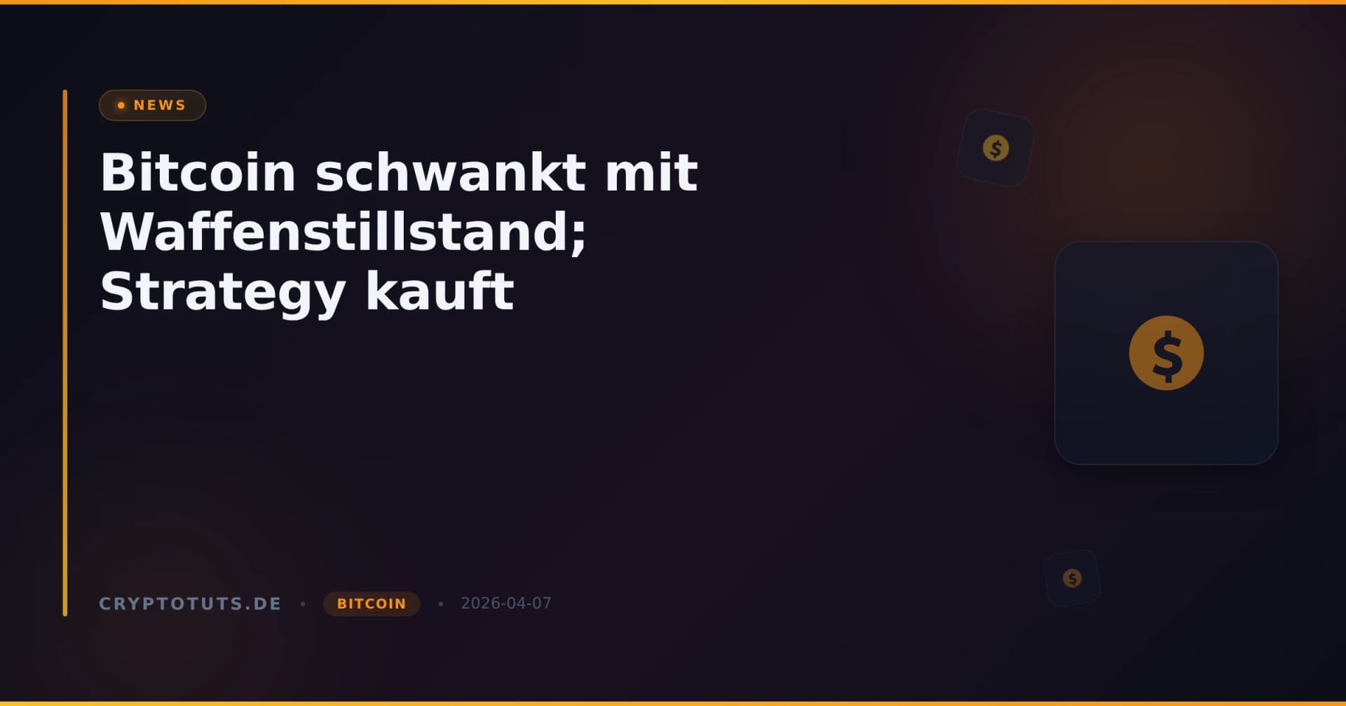 Bitcoin schwankt mit Waffenstillstand; Strategy kauft