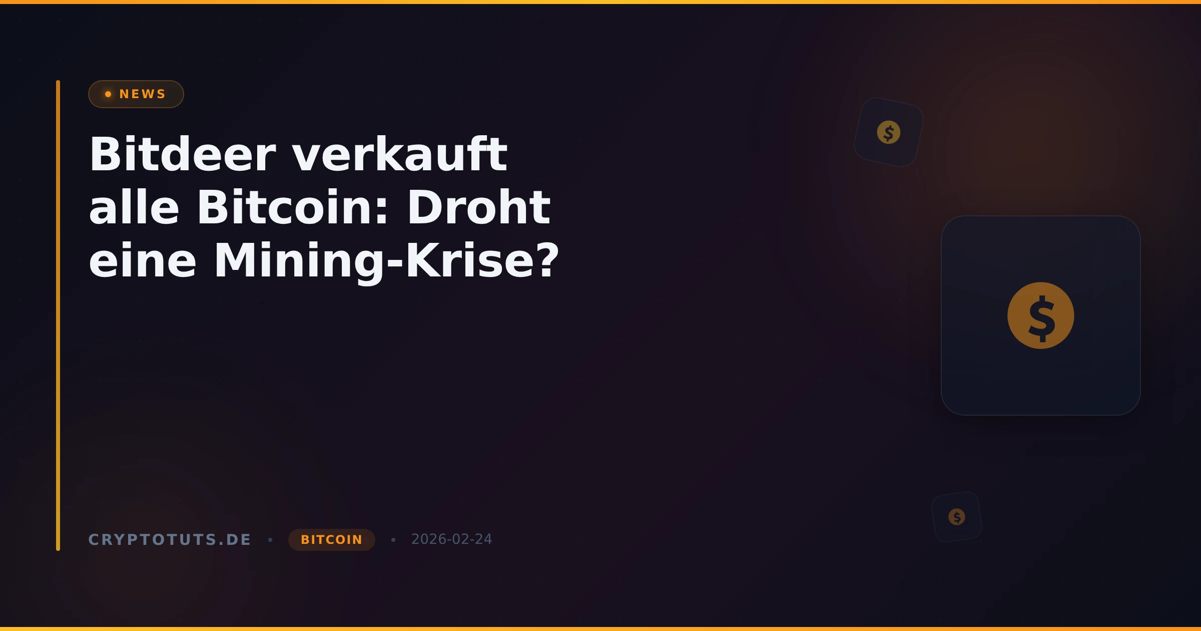 Bitdeer verkauft alle Bitcoin: Droht eine Mining-Krise?