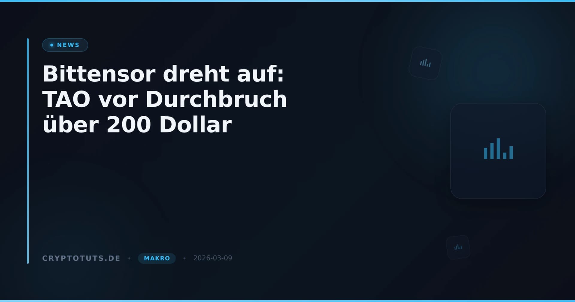 Bittensor dreht auf: TAO vor Durchbruch über 200 Dollar