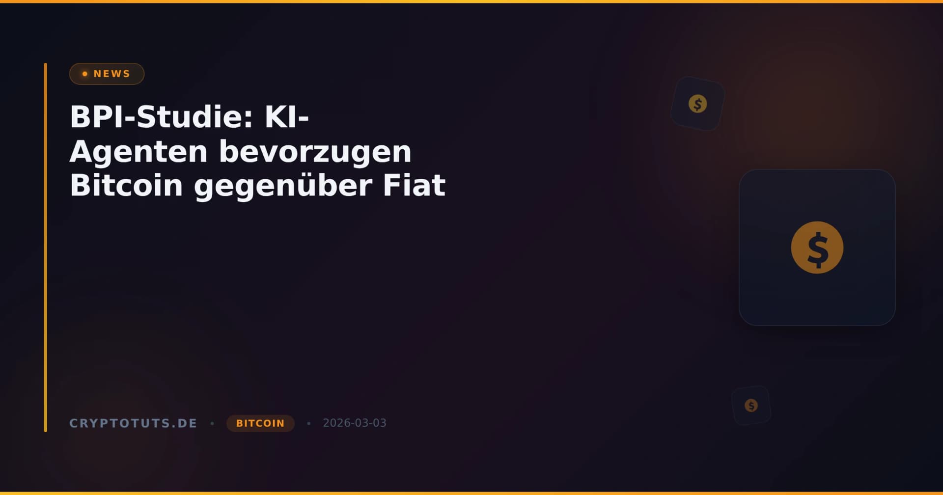 BPI-Studie: KI-Agenten bevorzugen Bitcoin gegenüber Fiat