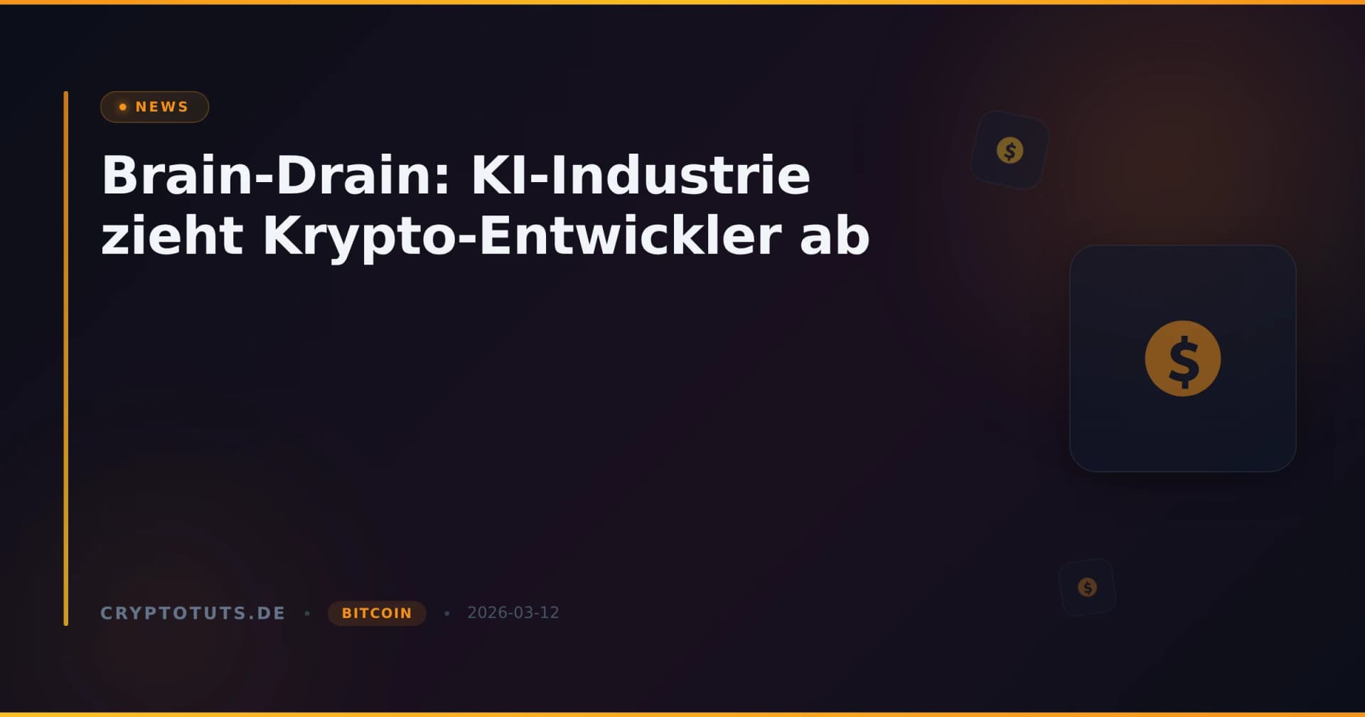 Brain-Drain: KI-Industrie zieht Krypto-Entwickler ab
