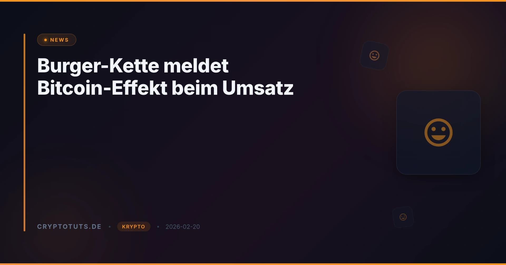 Burger-Kette meldet Bitcoin-Effekt beim Umsatz