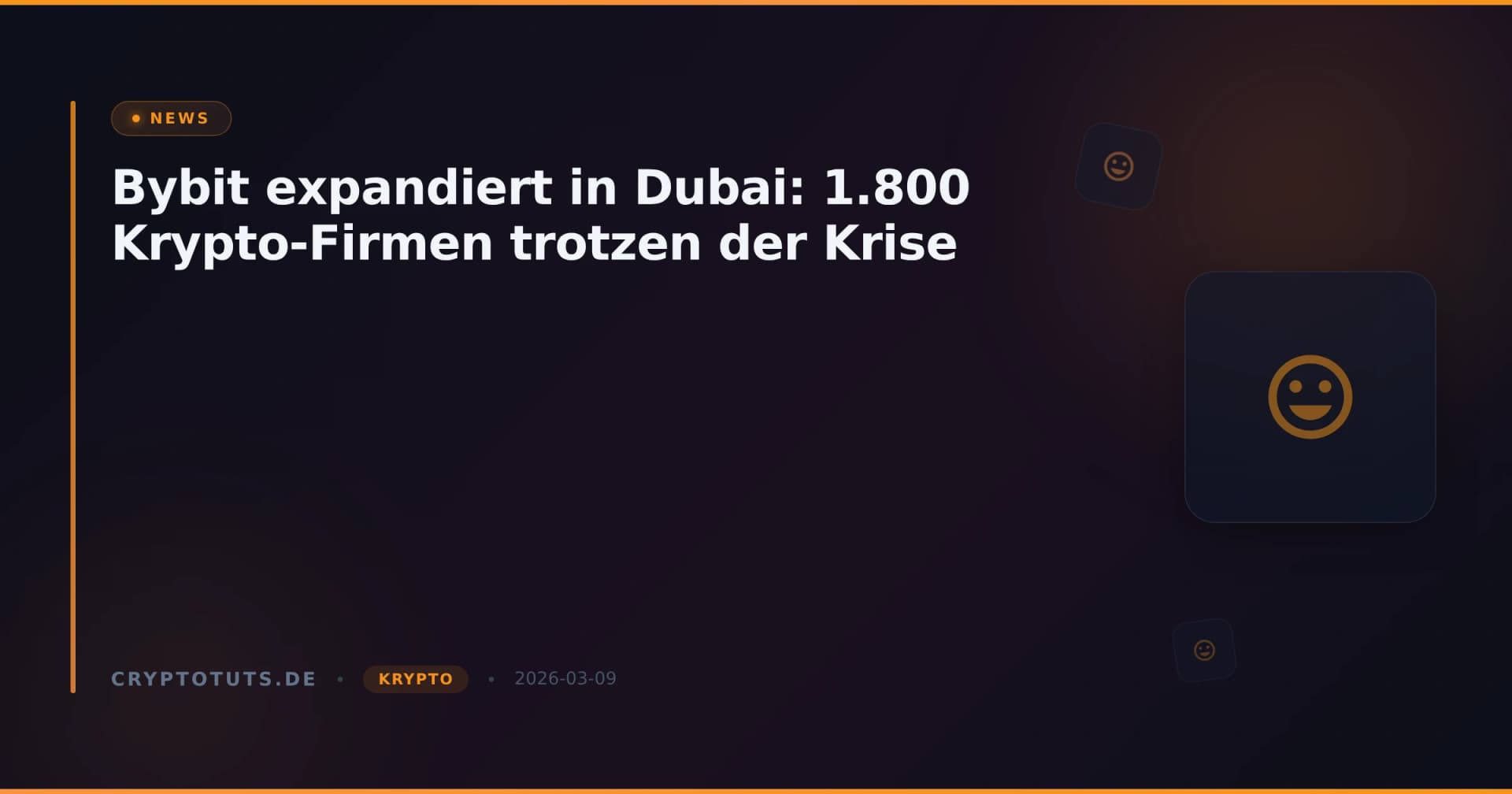 Bybit expandiert in Dubai: 1.800 Krypto-Firmen trotzen der Krise