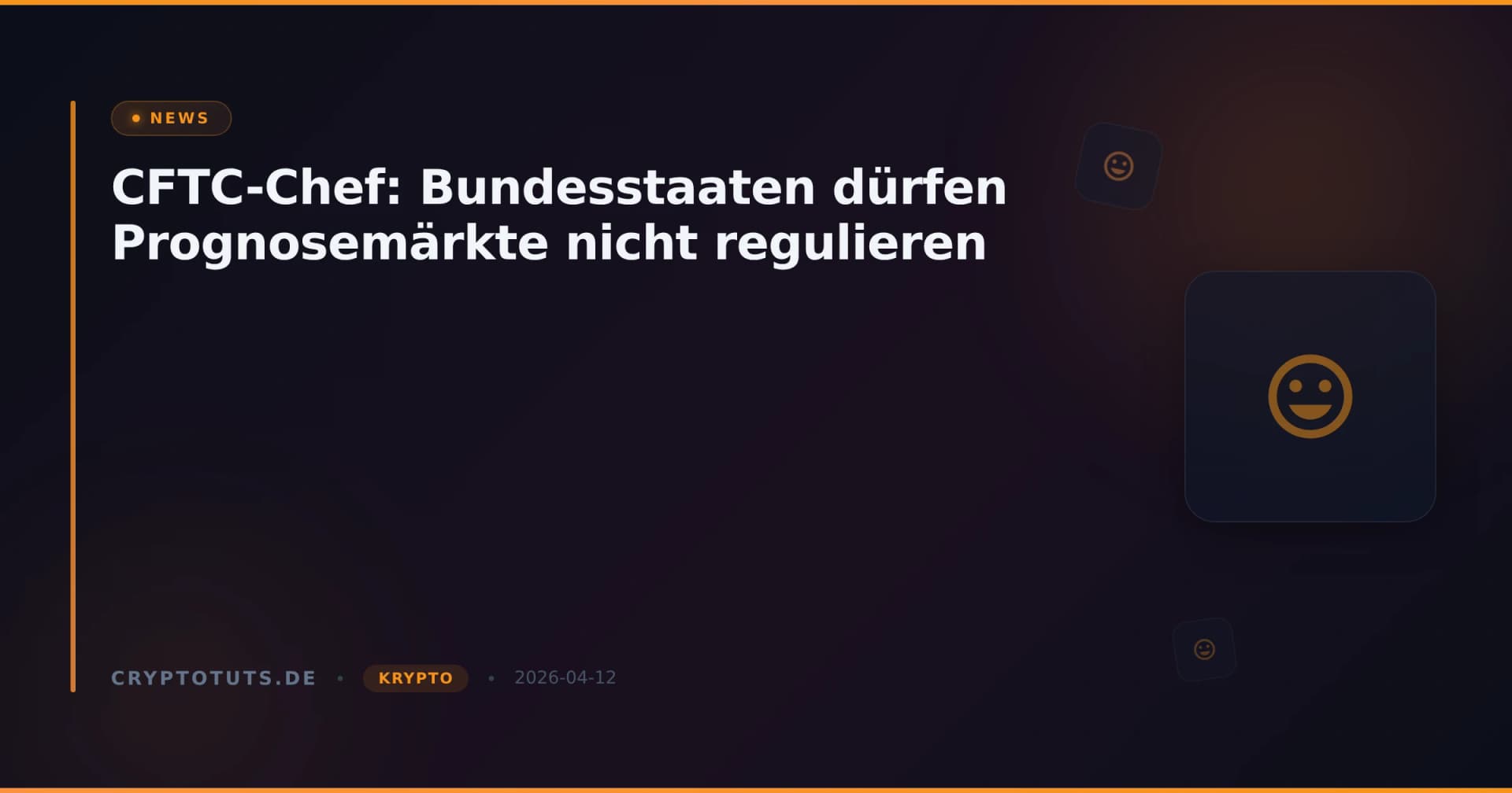 CFTC-Chef: Bundesstaaten dürfen Prognosemärkte nicht regulieren