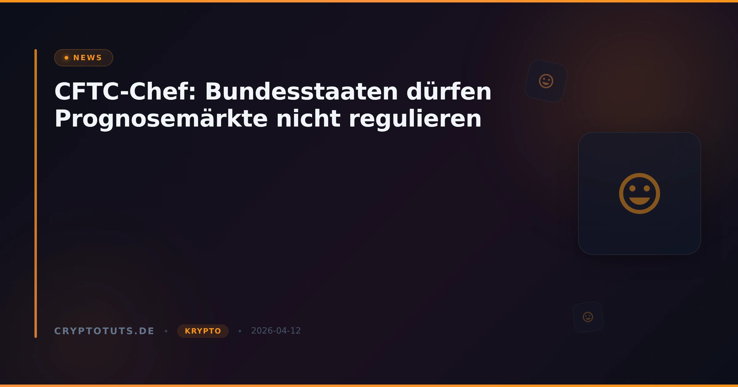 CFTC-Chef: Bundesstaaten dürfen Prognosemärkte nicht regulieren
