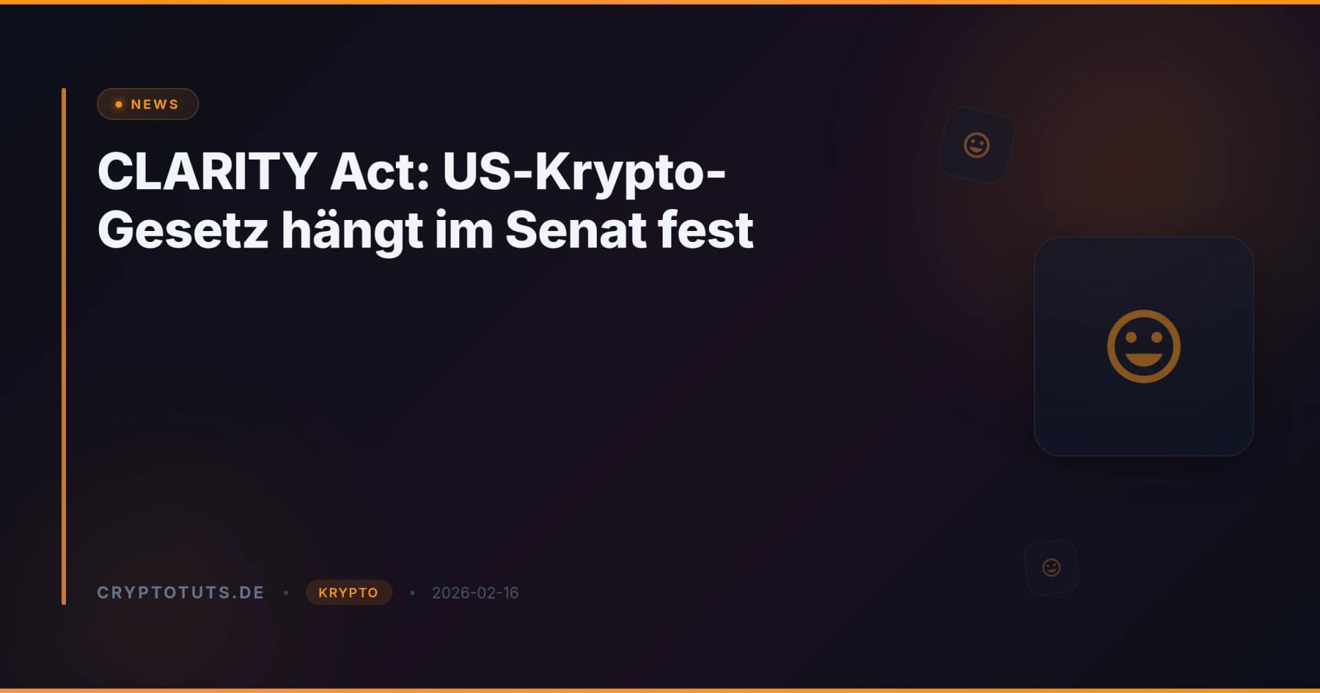 CLARITY Act: US-Krypto-Gesetz hängt im Senat fest