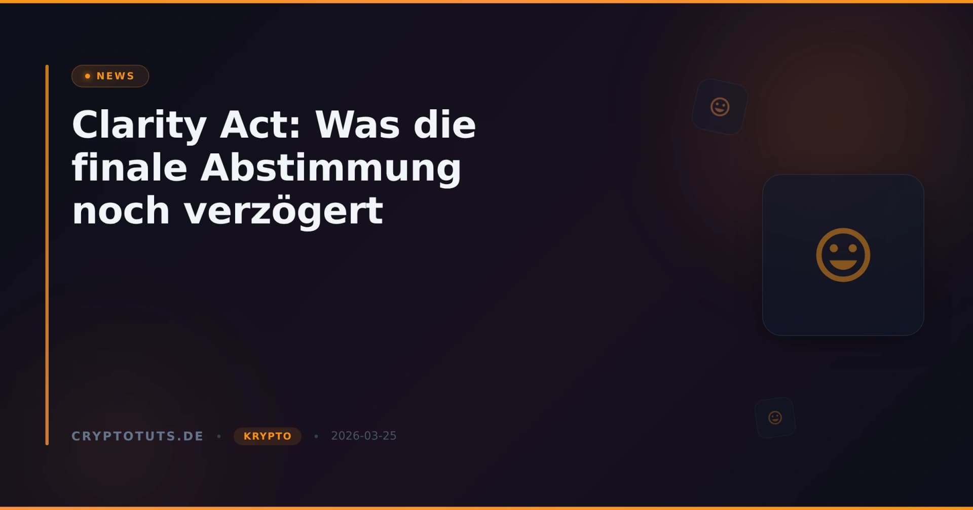 Clarity Act: Was die finale Abstimmung noch verzögert