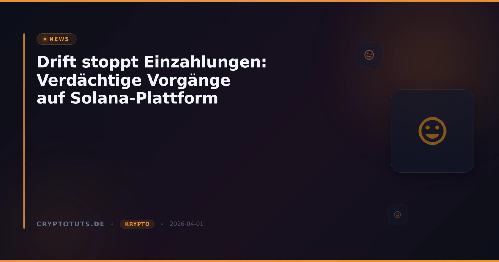 Drift stoppt Einzahlungen: Verdächtige Vorgänge auf Solana-Plattform