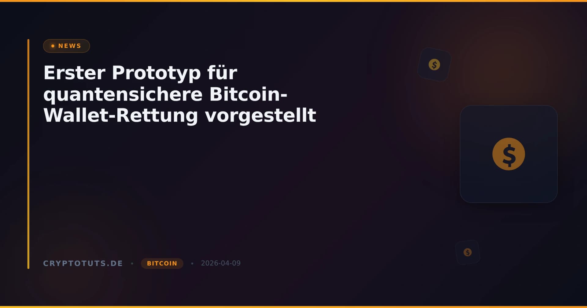 Erster Prototyp für quantensichere Bitcoin-Wallet-Rettung vorgestellt
