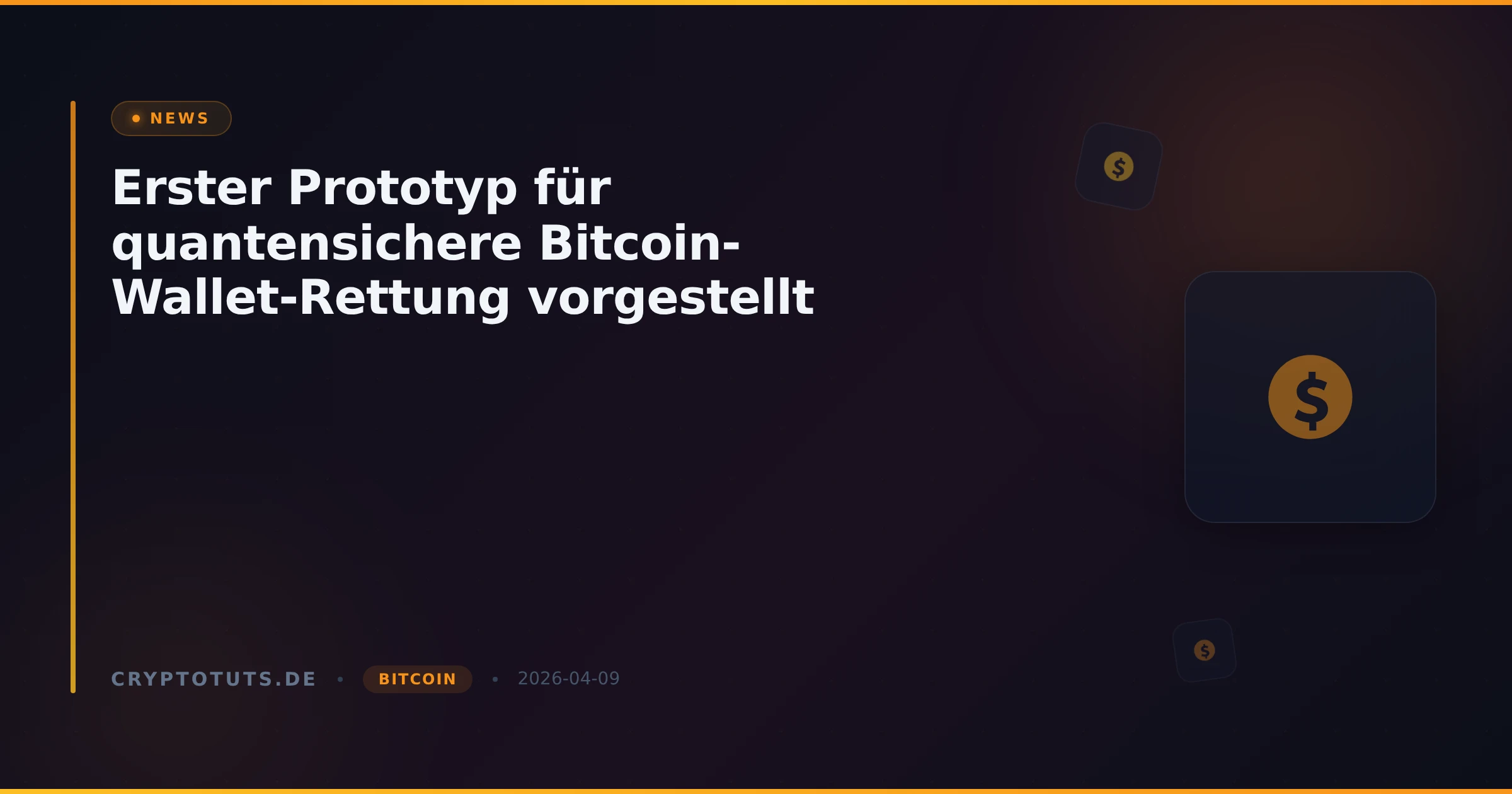 Erster Prototyp für quantensichere Bitcoin-Wallet-Rettung vorgestellt