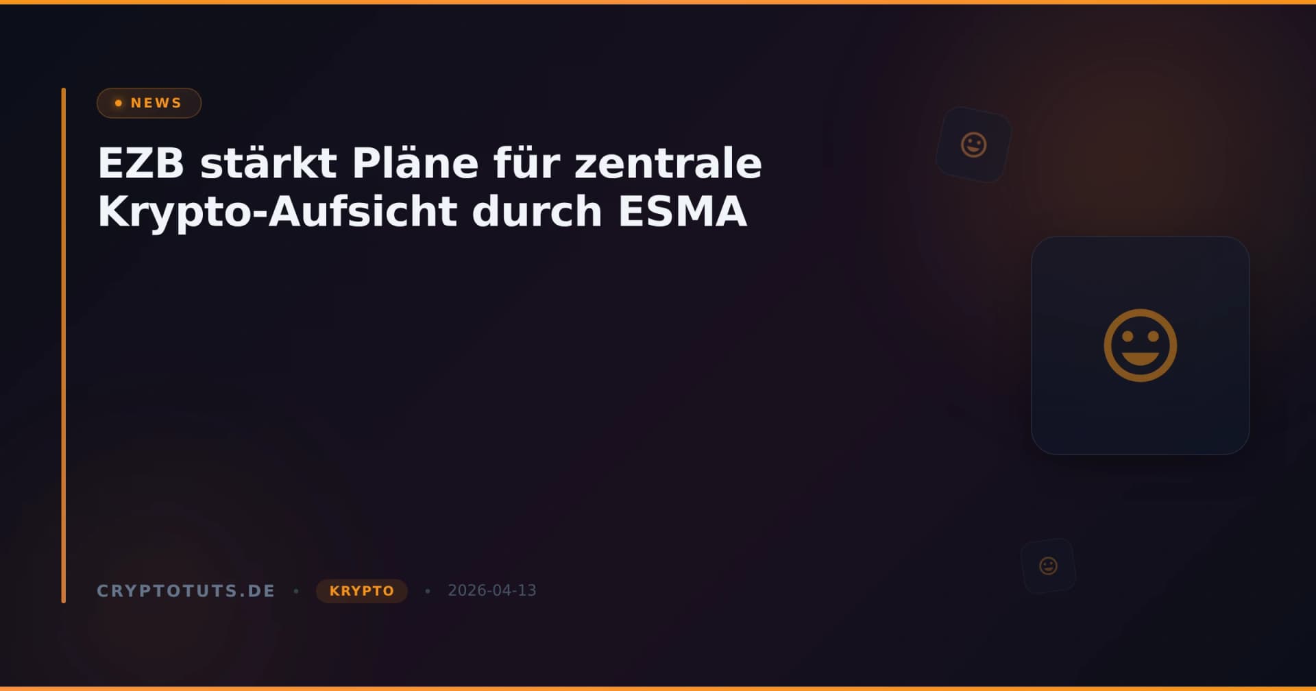 EZB stärkt Pläne für zentrale Krypto-Aufsicht durch ESMA
