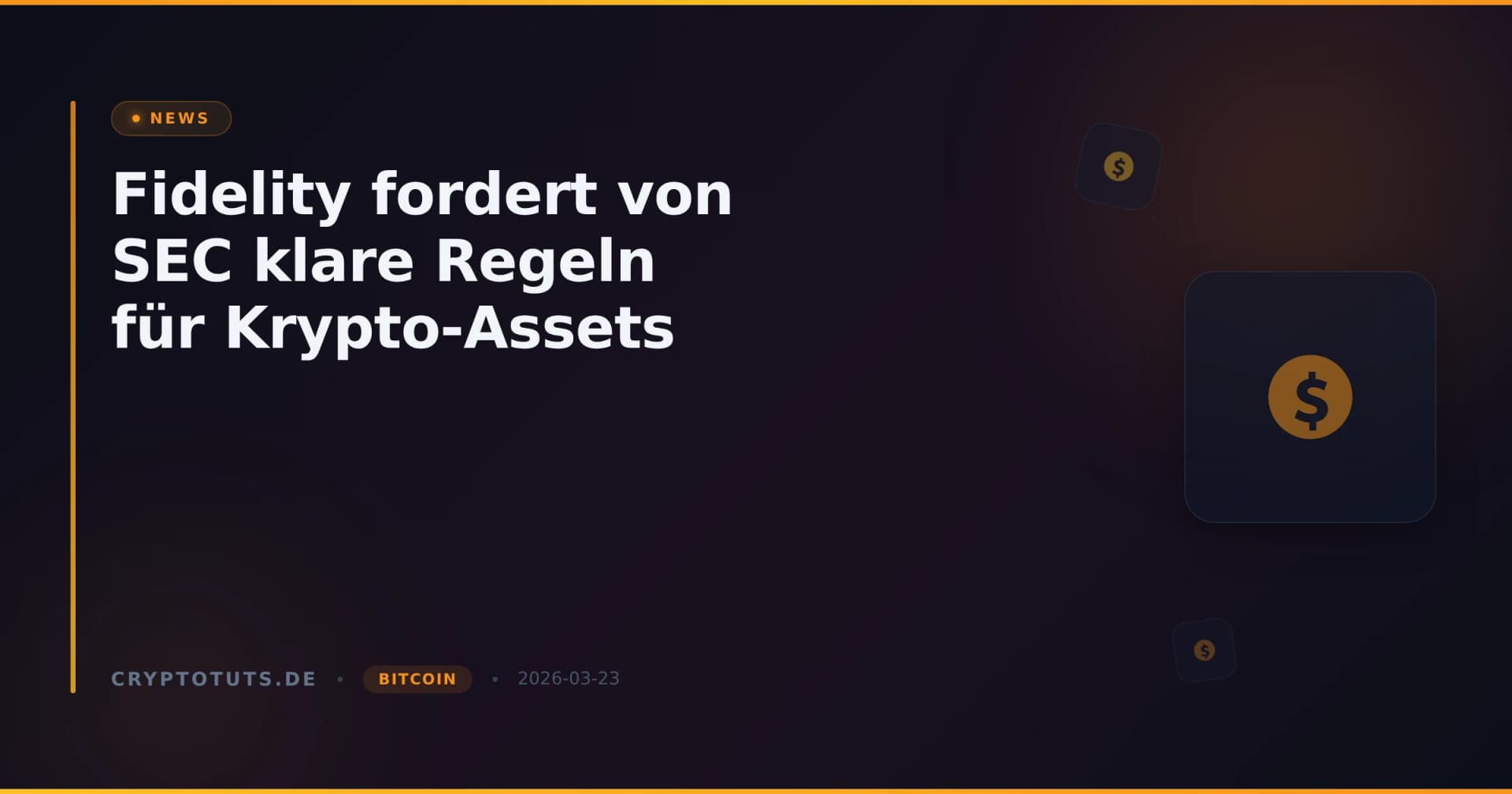 Fidelity fordert von SEC klare Regeln für Krypto-Assets