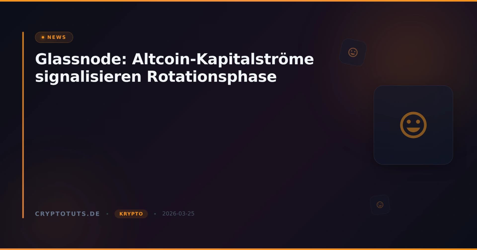 Glassnode: Altcoin-Kapitalströme signalisieren Rotationsphase