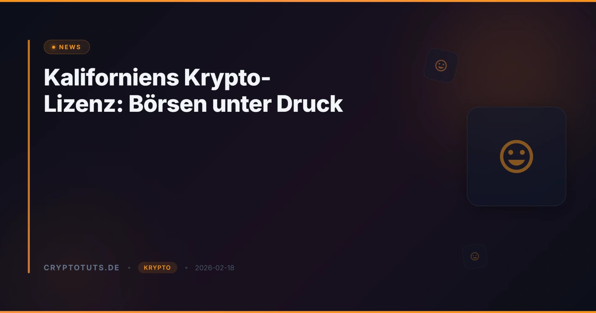 Kaliforniens Krypto-Lizenz: Börsen unter Druck