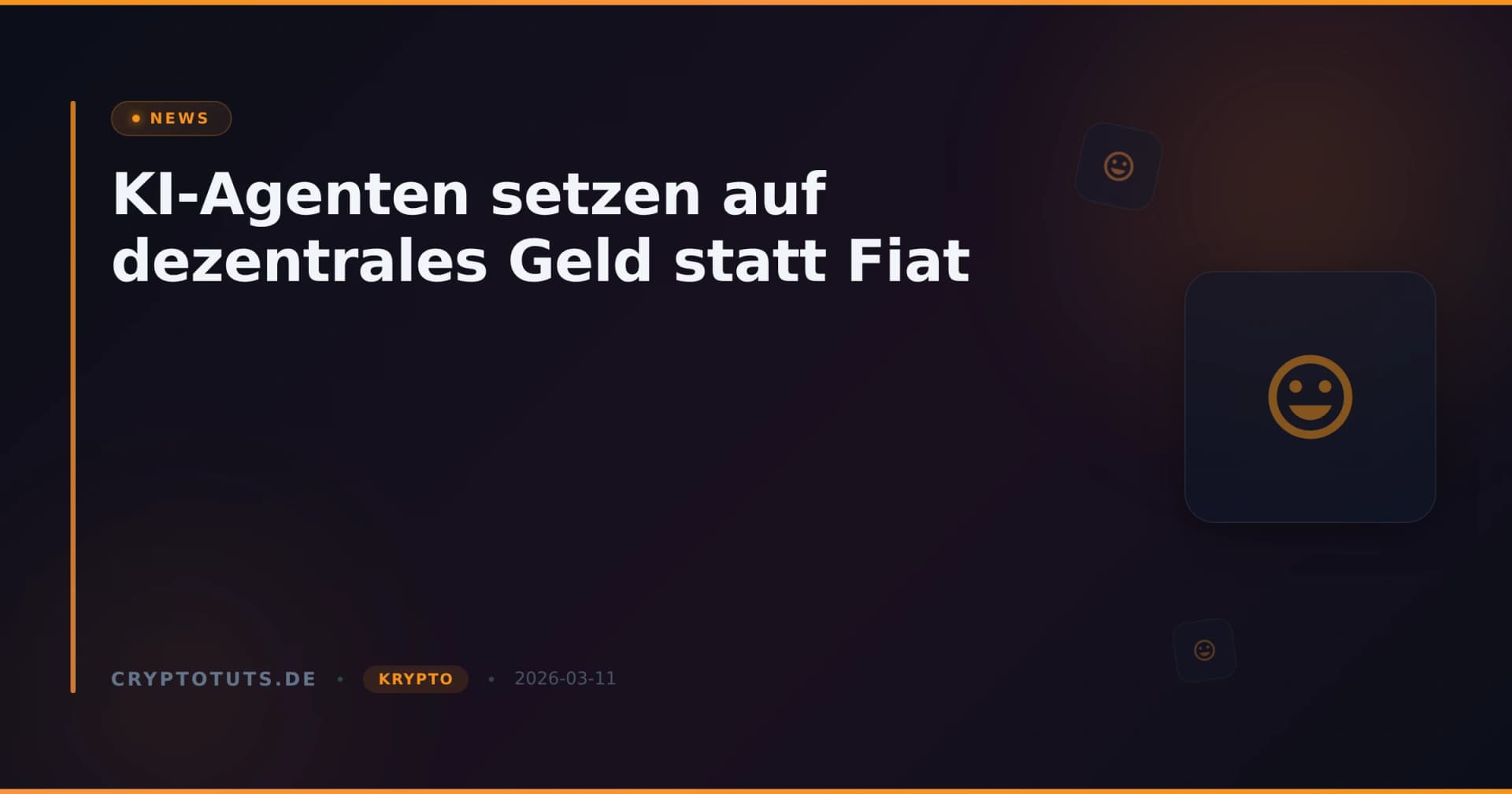 KI-Agenten setzen auf dezentrales Geld statt Fiat