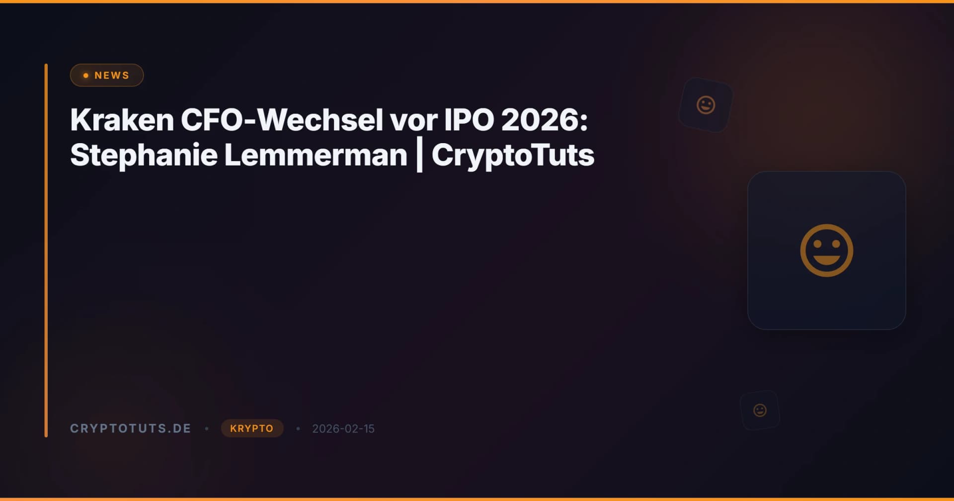 Kraken CFO-Wechsel vor IPO 2026: Stephanie Lemmerman | CryptoTuts
