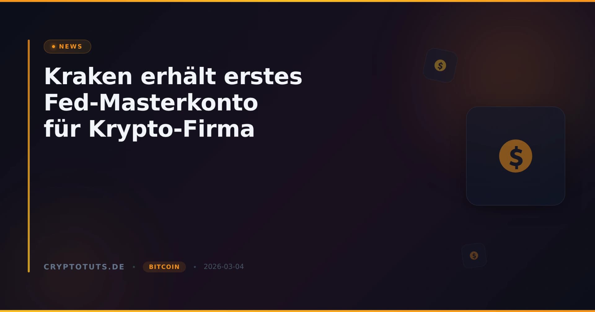 Kraken erhält erstes Fed-Masterkonto für Krypto-Firma