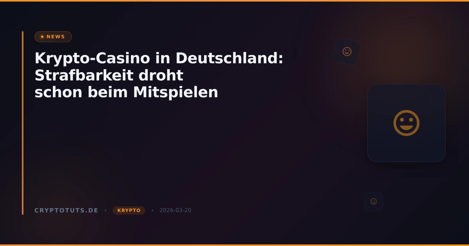 Krypto-Casino in Deutschland: Strafbarkeit droht schon beim Mitspielen