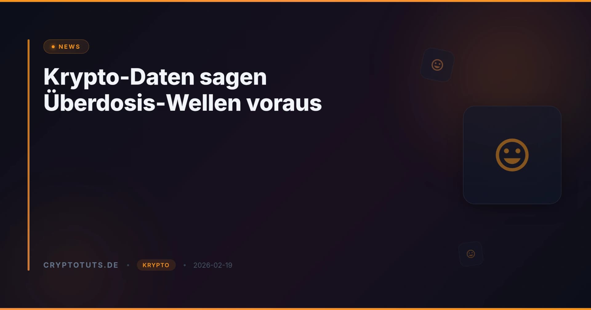 Krypto-Daten sagen Überdosis-Wellen voraus