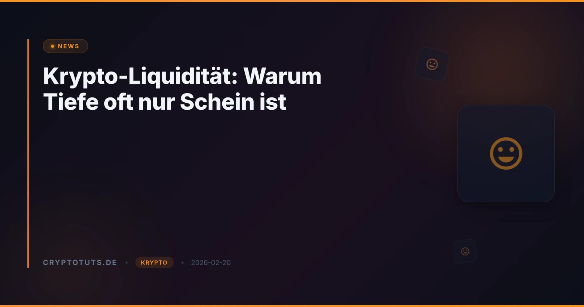 Krypto-Liquidität: Warum Tiefe oft nur Schein ist