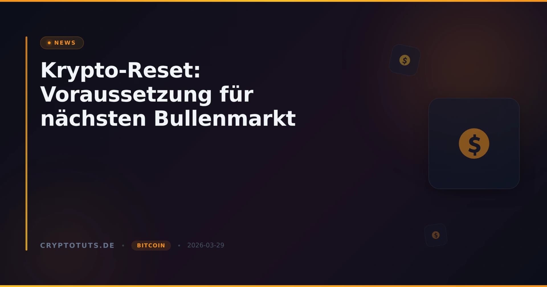 Krypto-Reset: Voraussetzung für nächsten Bullenmarkt