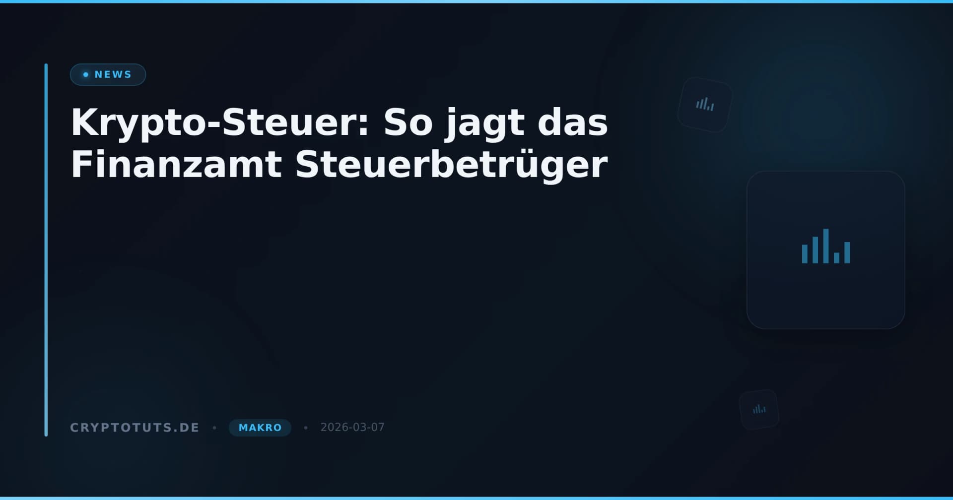 Krypto-Steuer: So jagt das Finanzamt Steuerbetrüger