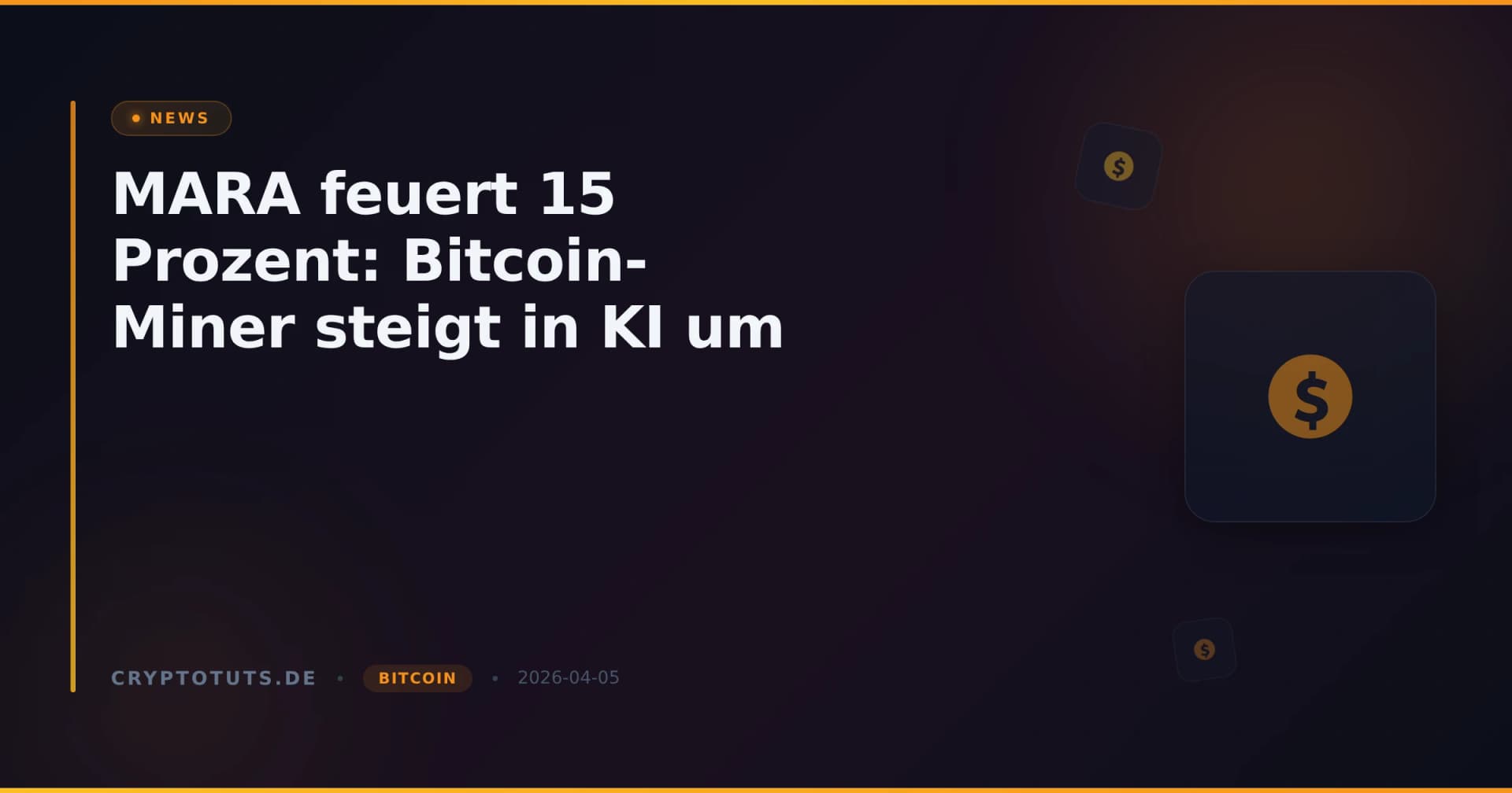 MARA feuert 15 Prozent: Bitcoin-Miner steigt in KI um