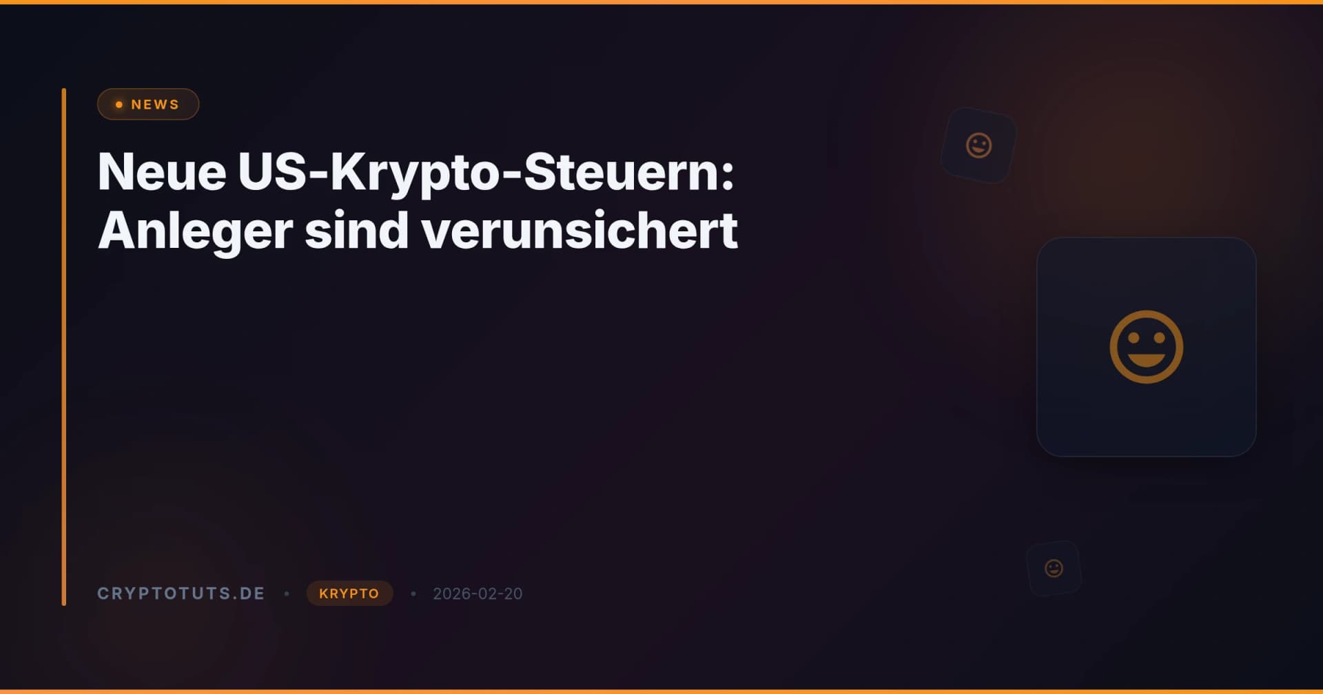 Neue US-Krypto-Steuern: Anleger sind verunsichert