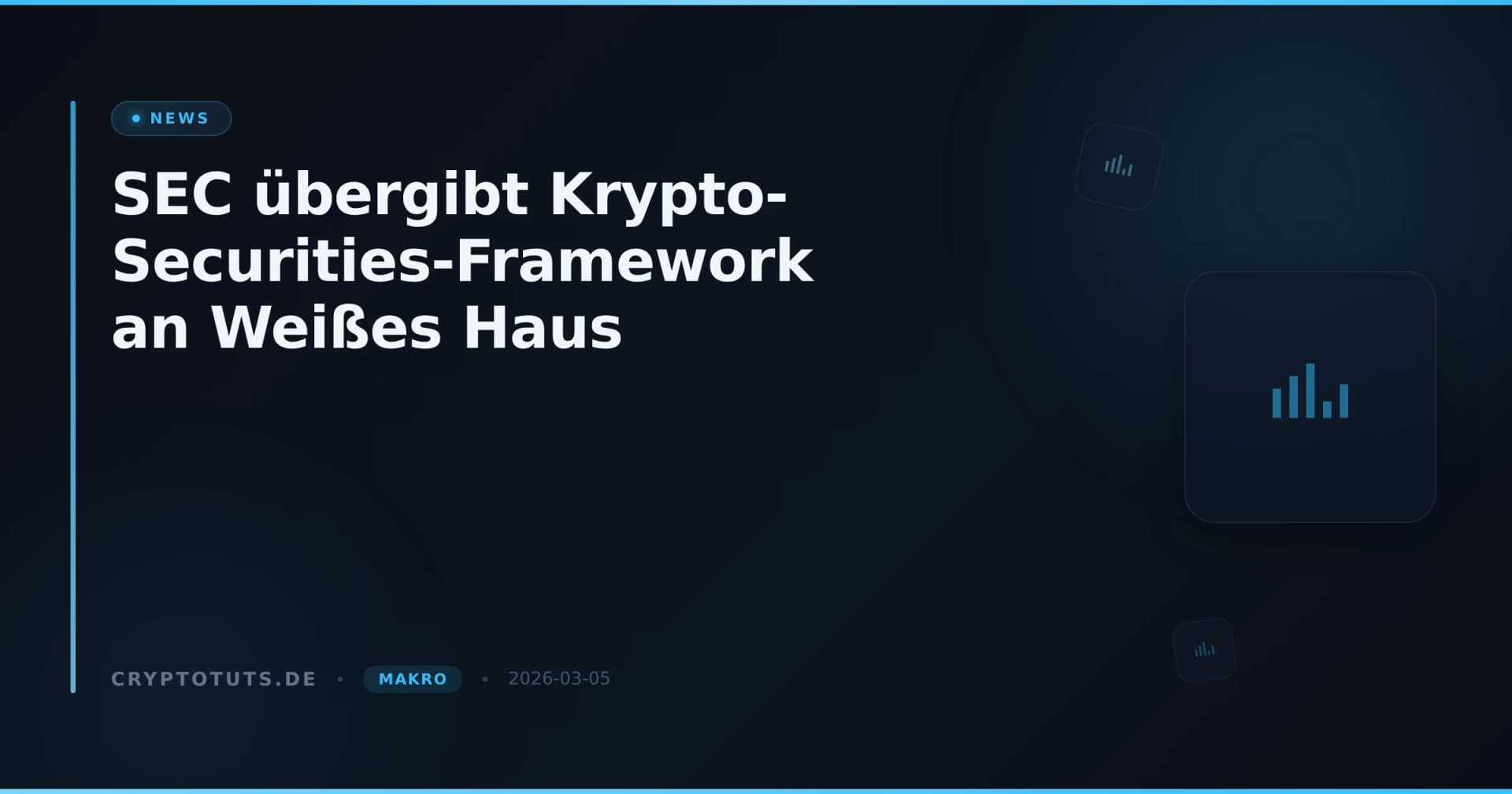 SEC übergibt Krypto-Securities-Framework an Weißes Haus