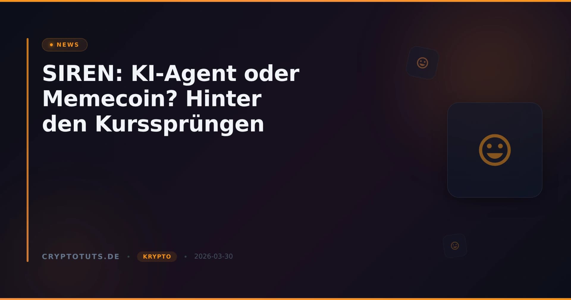 SIREN: KI-Agent oder Memecoin? Hinter den Kurssprüngen