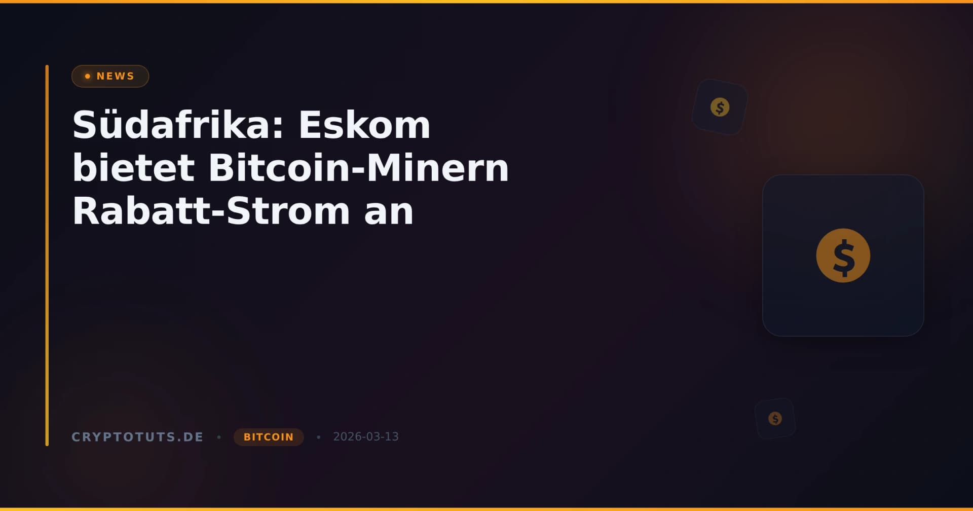 Südafrika: Eskom bietet Bitcoin-Minern Rabatt-Strom an