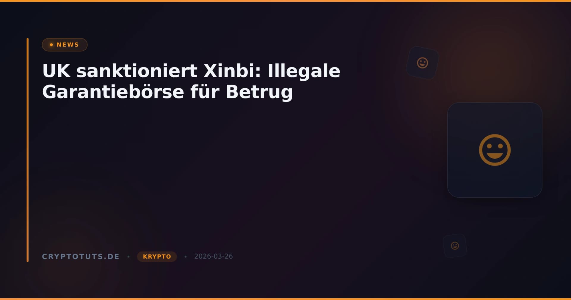 UK sanktioniert Xinbi: Illegale Garantiebörse für Betrug