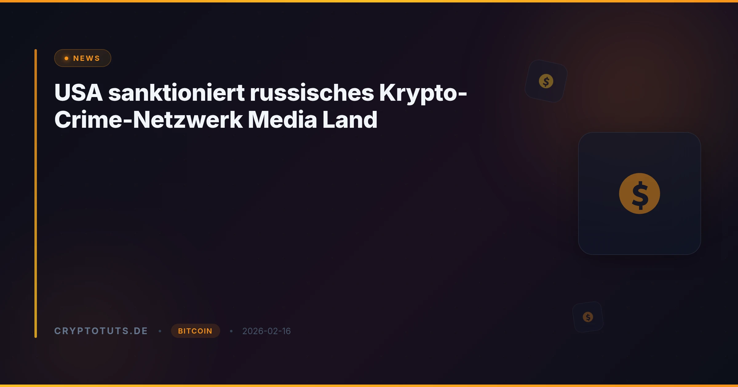 USA sanktioniert russisches Krypto-Crime-Netzwerk Media Land