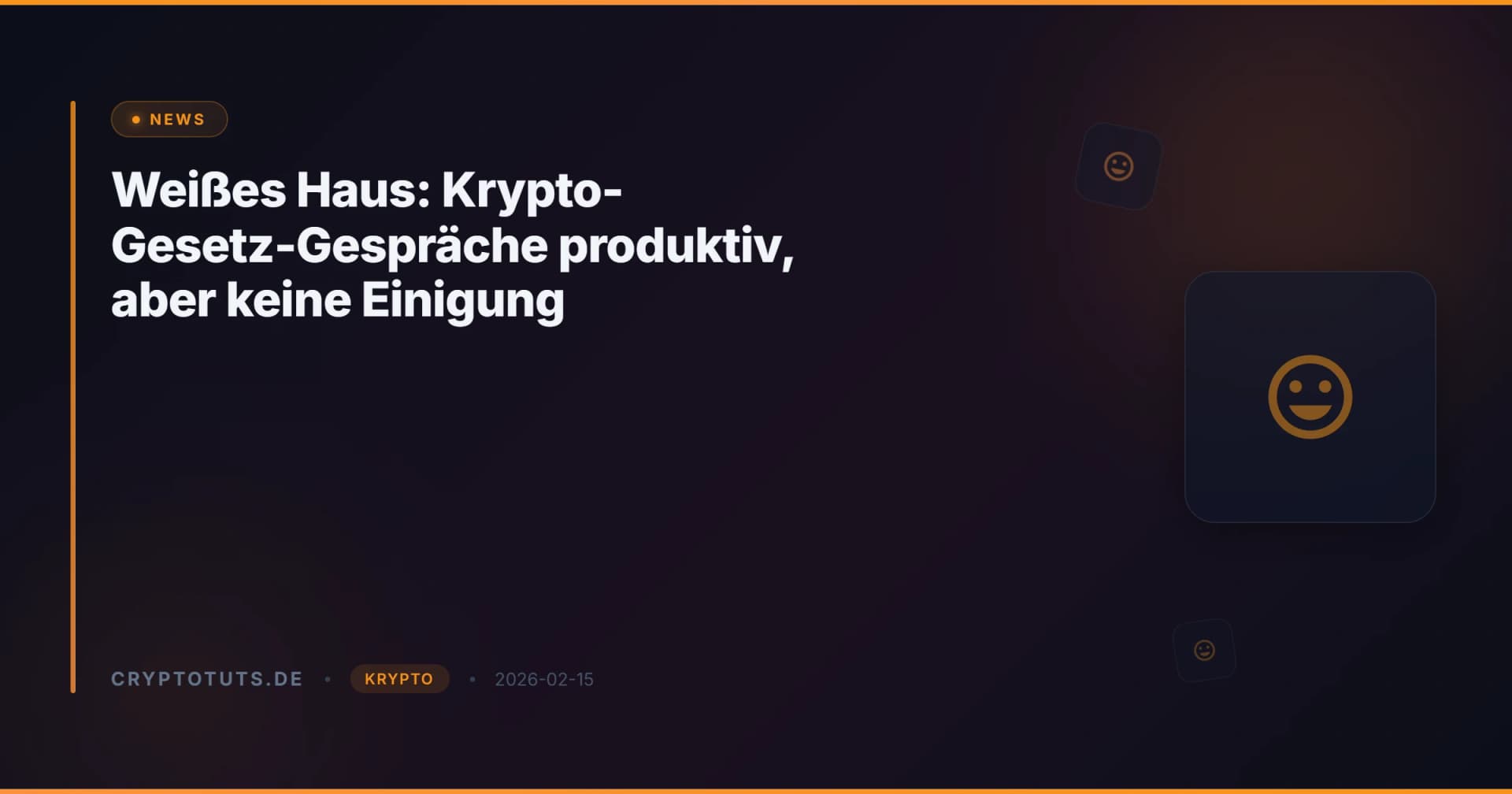 Weißes Haus: Krypto-Gesetz-Gespräche produktiv, aber keine Einigung