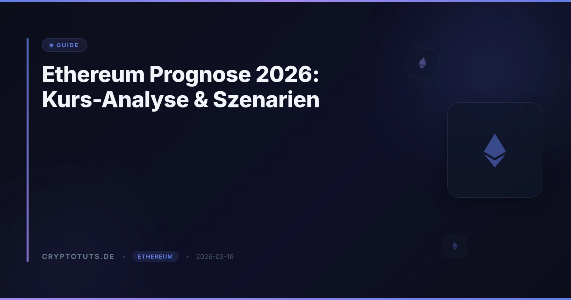 Ethereum Prognose 2026: Kurs-Analyse & Szenarien