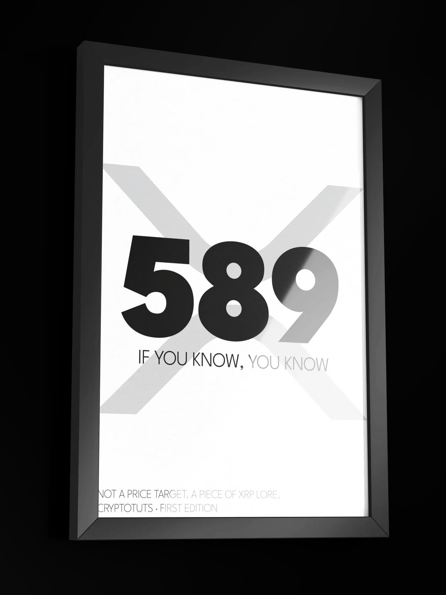XRP 589 Poster · Gerahmt, Ansicht 2
